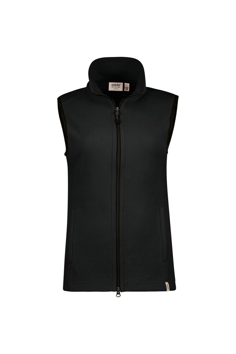 HAKRO Damen Fleeceweste ECO - Schwarz - 1