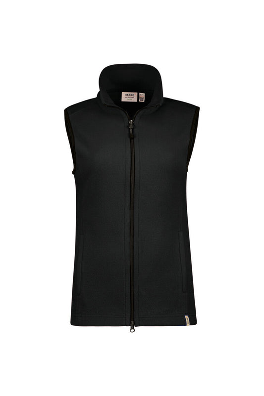 HAKRO Damen Fleeceweste ECO - Schwarz - 1
