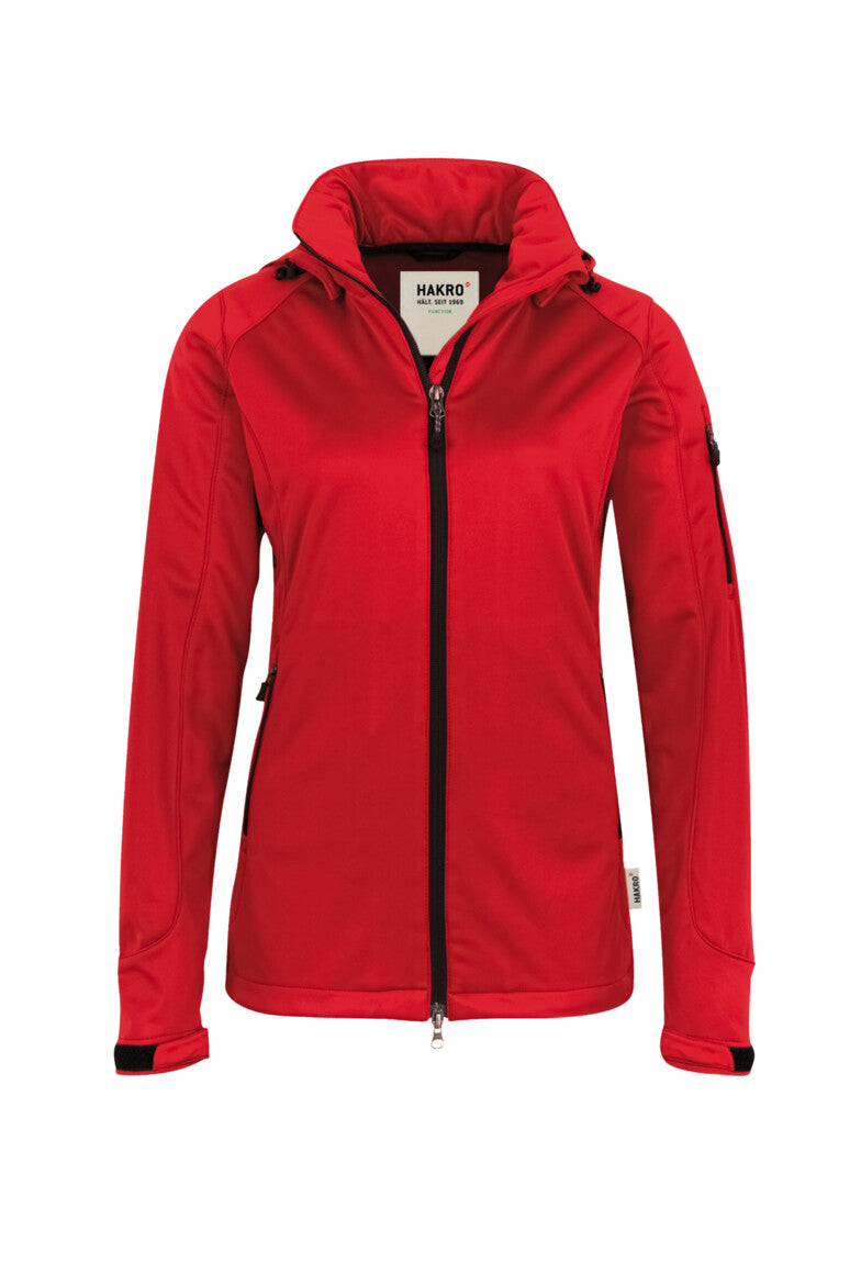HAKRO Damen Softshelljacke - Rot - 1