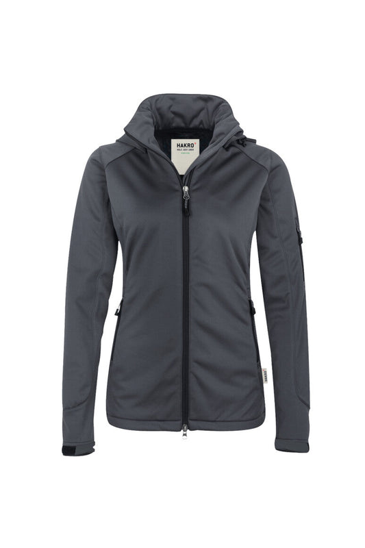 HAKRO Damen Softshelljacke - Anthrazit - 1