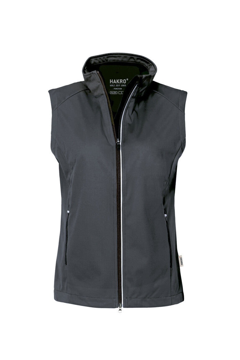 HAKRO Damen Light-Softshellweste - Anthrazit - 1