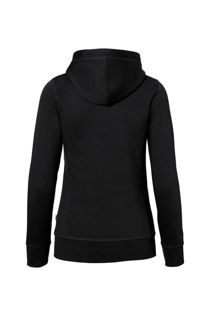 HAKRO Damen Kapuzenjacke Bonded ECO - Schwarz/silber - 3