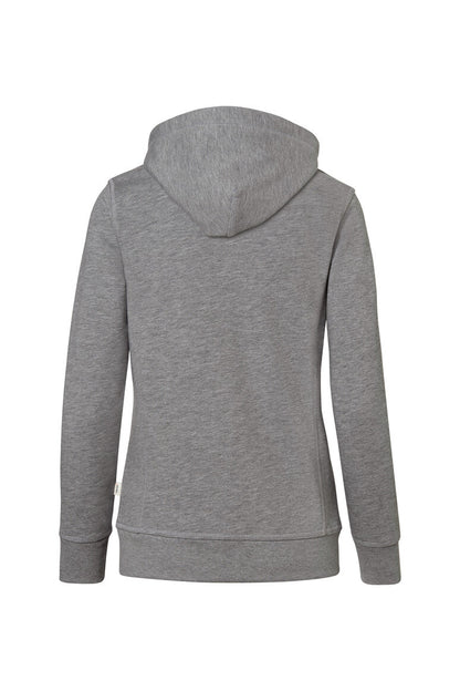 HAKRO Damen Kapuzenjacke Bonded ECO - Grau meliert/tinte - 3