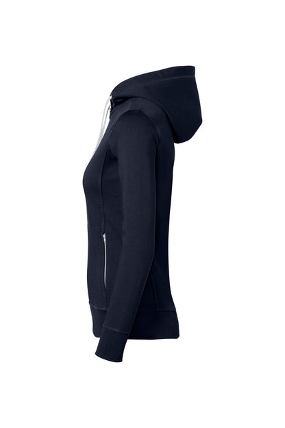 HAKRO Damen Kapuzenjacke Bonded ECO - Tinte/silber - 2