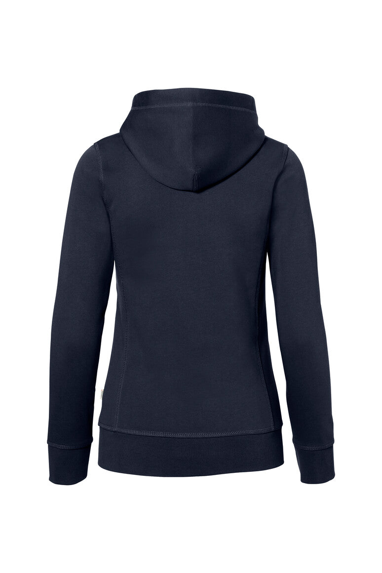 HAKRO Damen Kapuzenjacke Bonded ECO - Tinte/silber - 3
