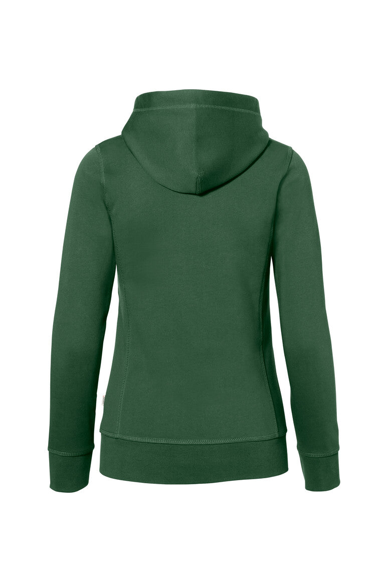 HAKRO Damen Kapuzenjacke Bonded ECO - Tanne/silber - 3