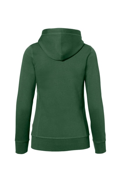 HAKRO Damen Kapuzenjacke Bonded ECO - Tanne/silber - 3