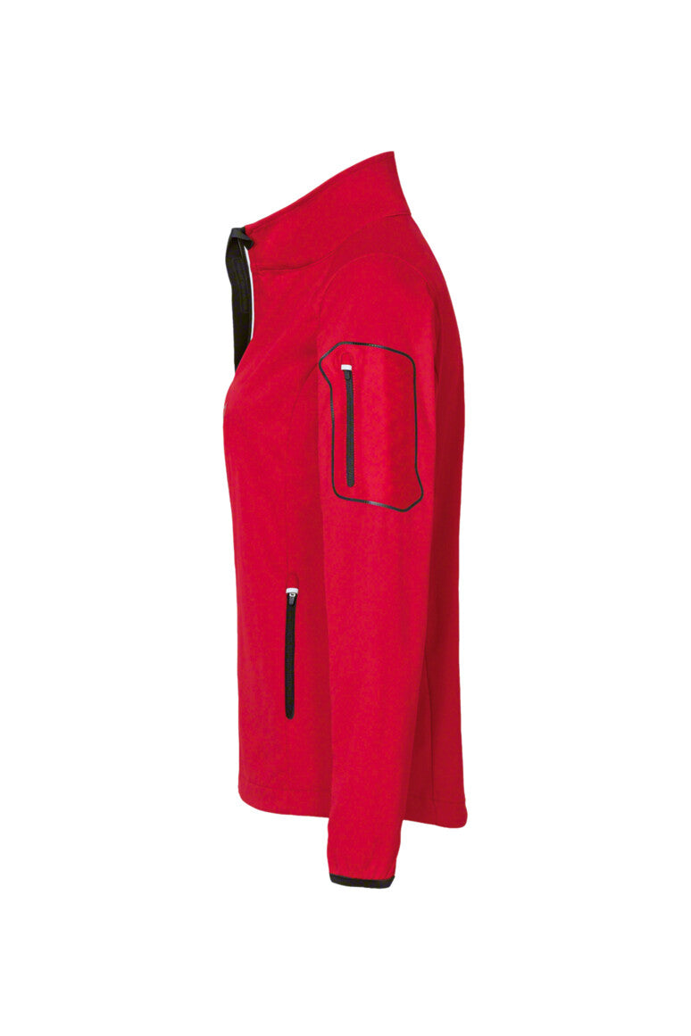 HAKRO Damen Light-Softshelljacke - Rot - 2