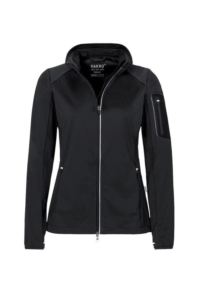 HAKRO Damen Light-Softshelljacke - Schwarz - 1