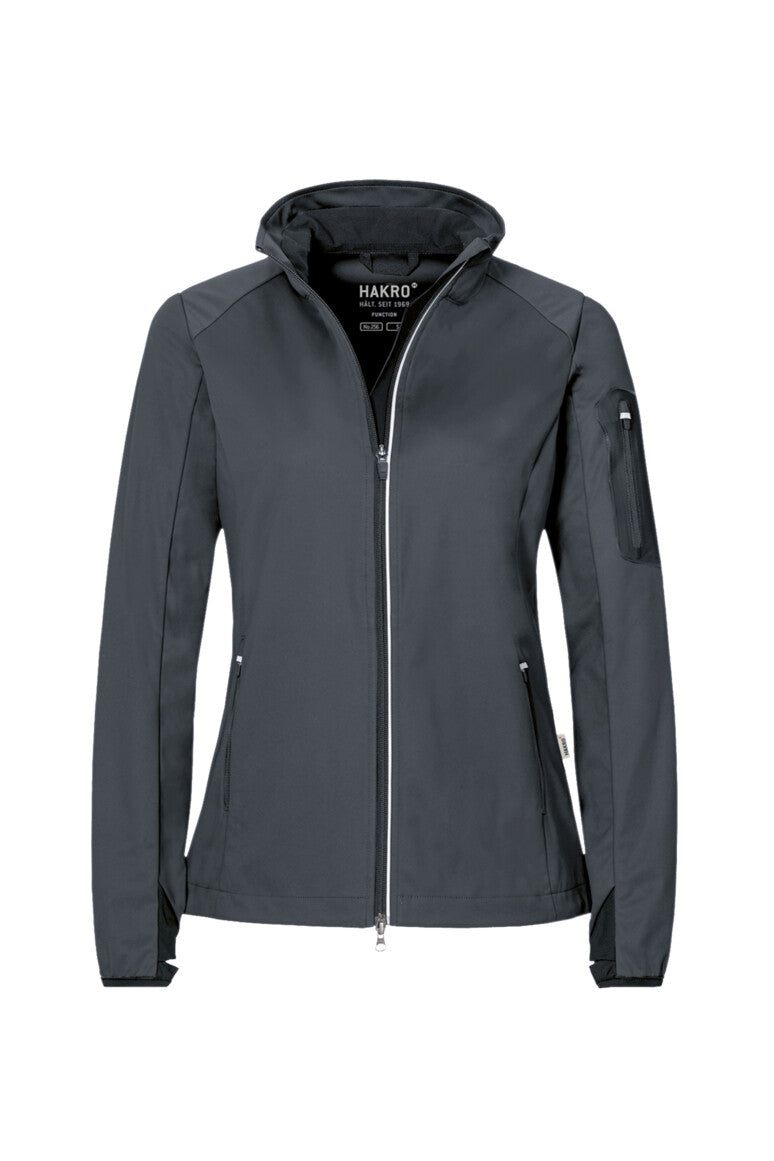 HAKRO Damen Light-Softshelljacke - Anthrazit - 1
