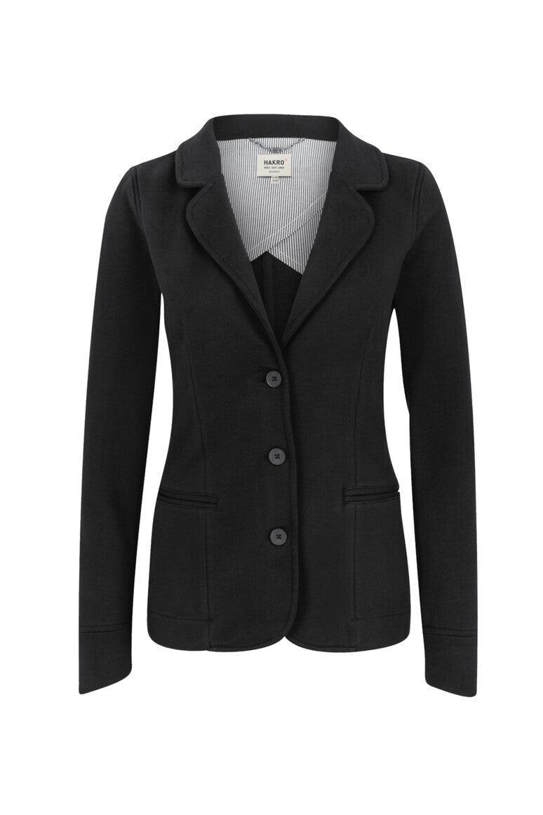 HAKRO Damen Sweatblazer Premium - Schwarz - 1
