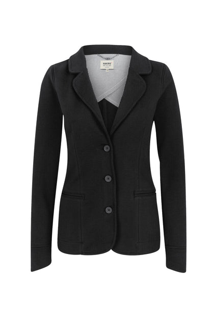HAKRO Damen Sweatblazer Premium - Schwarz - 1