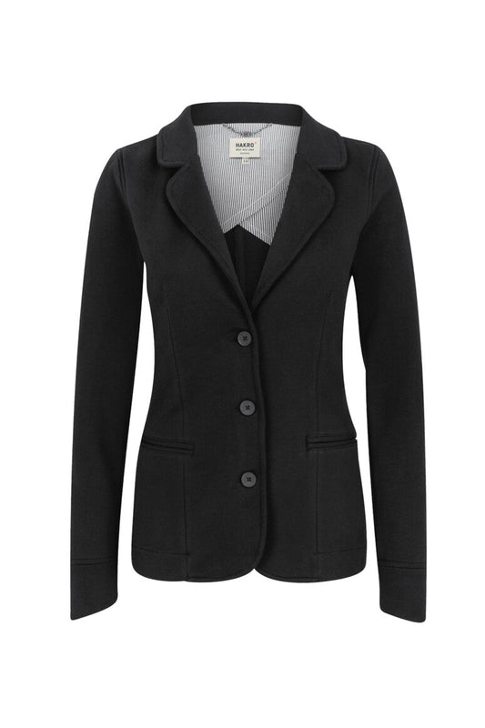 HAKRO Damen Sweatblazer Premium - Schwarz - 1