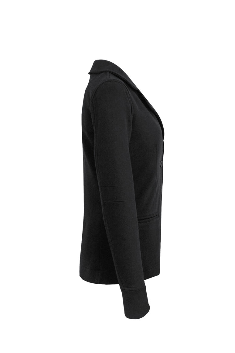HAKRO Damen Sweatblazer Premium - Schwarz - 2