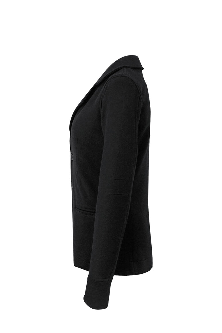HAKRO Damen Sweatblazer Premium - Schwarz - 4