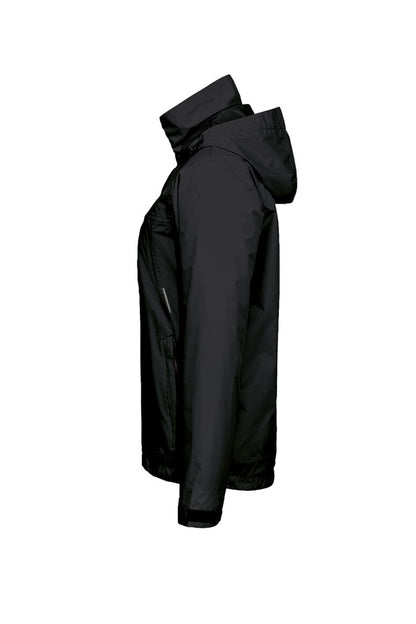 HAKRO Damen Regenjacke - Schwarz - 2