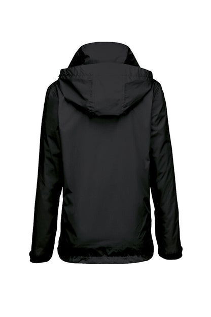 HAKRO Damen Regenjacke - Schwarz - 3