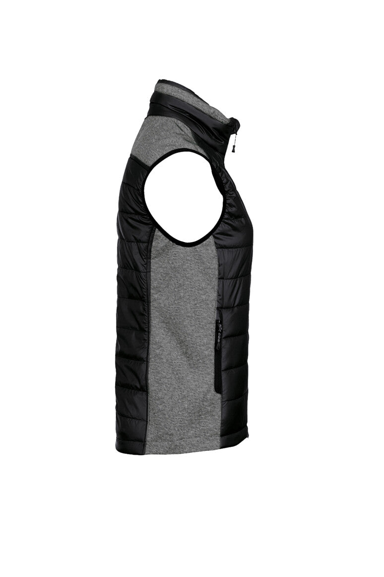 HAKRO Damen Hybridweste Contrast - Schwarz - 2