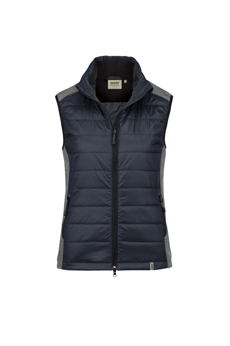 HAKRO Damen Hybridweste Contrast - Tinte - 1