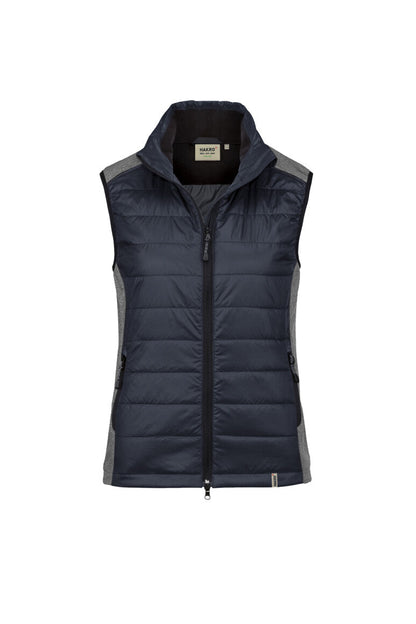 HAKRO Damen Hybridweste Contrast - Tinte - 1