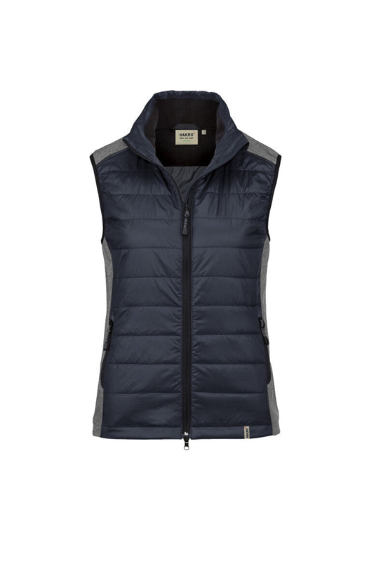 HAKRO Damen Hybridweste Contrast - Tinte - 1
