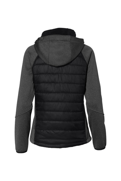 HAKRO Damen Kapuzen-Hybridjacke Contrast - Schwarz - 3