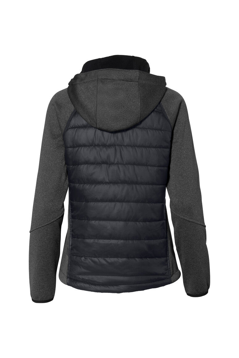 HAKRO Damen Kapuzen-Hybridjacke Contrast - Tinte - 3