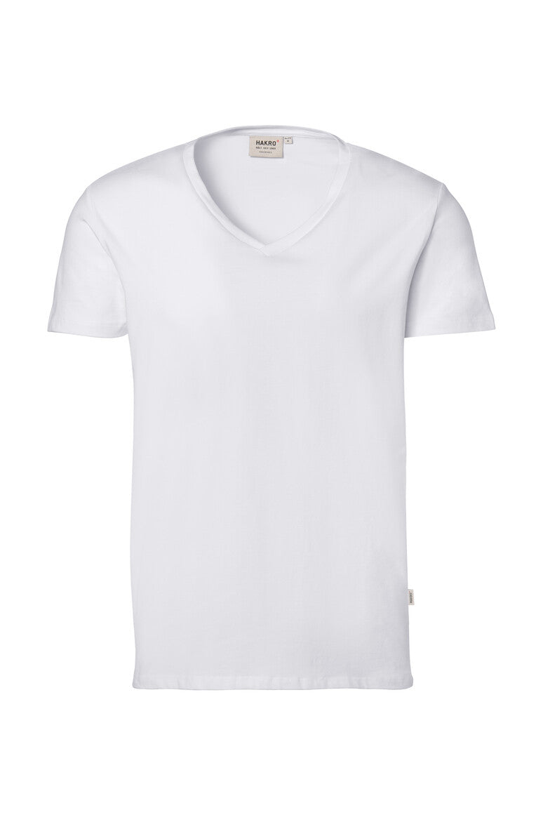 HAKRO V-Shirt Stretch - Weiß - 1