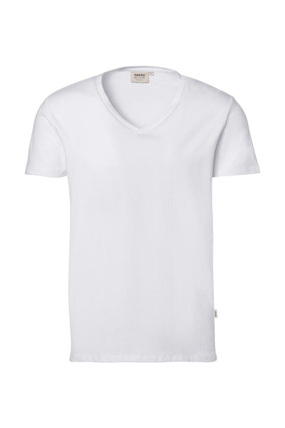 HAKRO V-Shirt Stretch - Weiß - 1