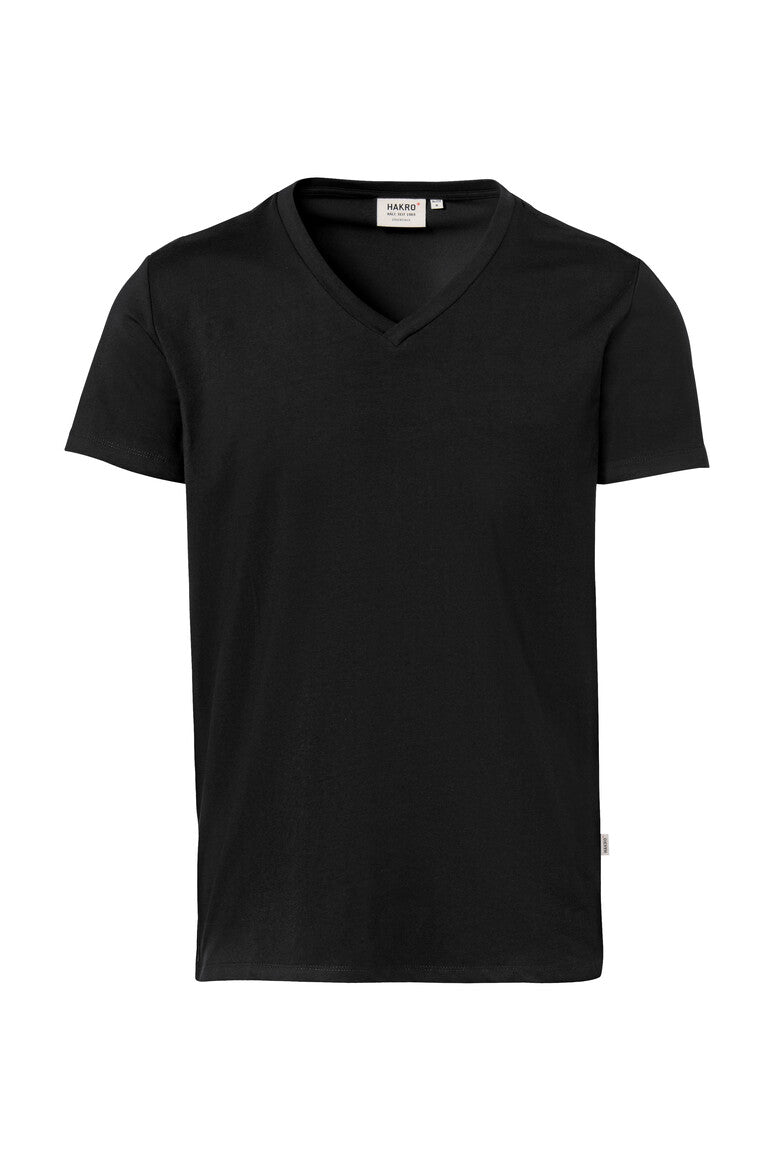 HAKRO V-Shirt Stretch - Schwarz - 1