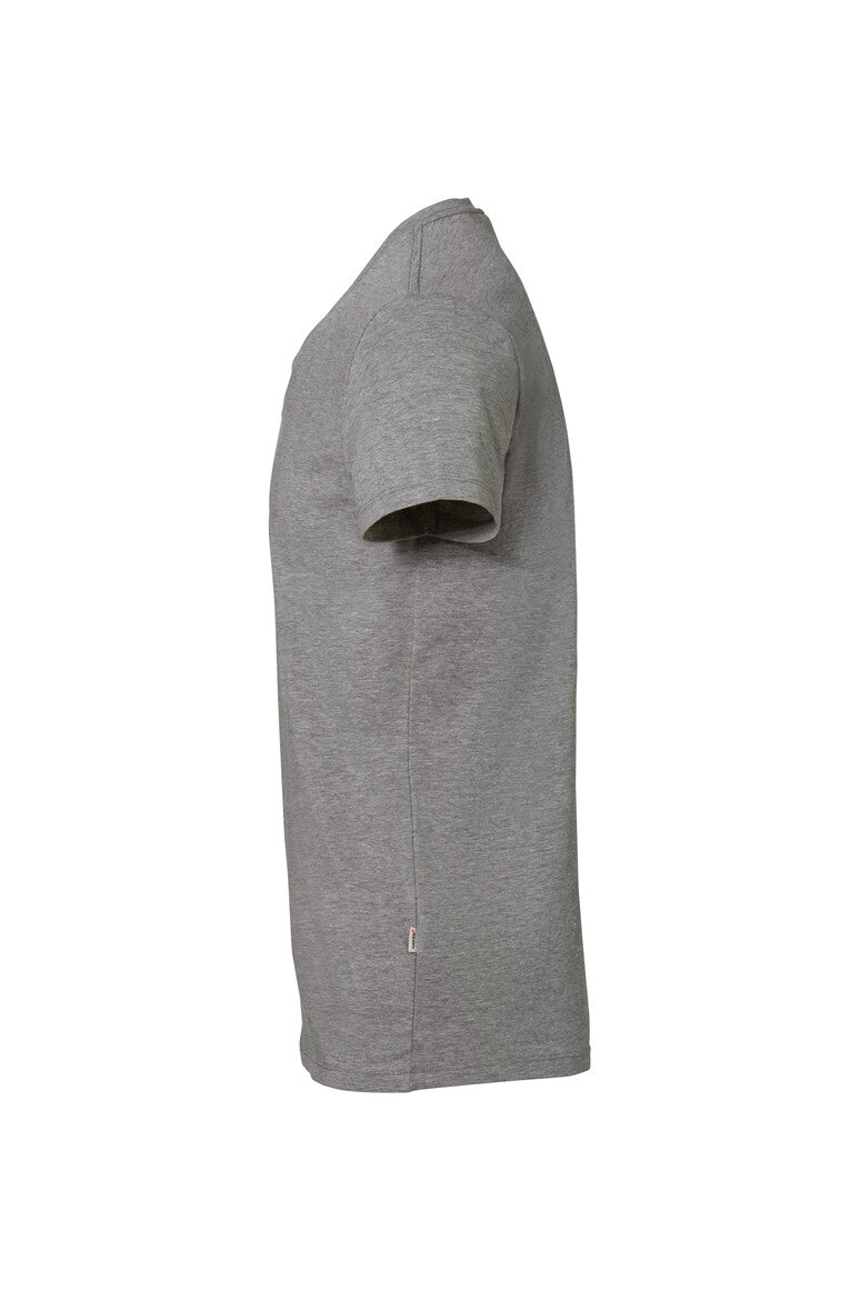 HAKRO V-Shirt Stretch - Grau meliert - 2