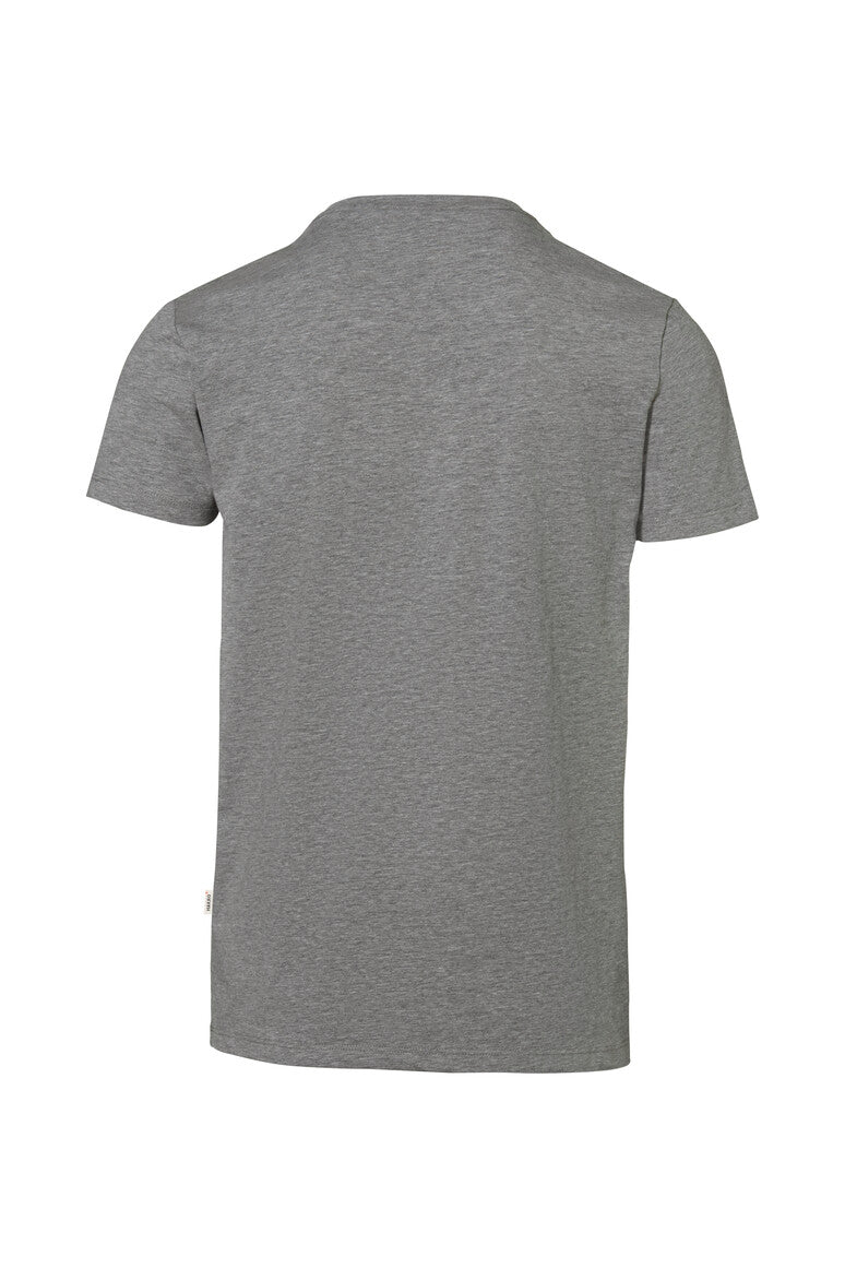 HAKRO V-Shirt Stretch - Grau meliert - 3
