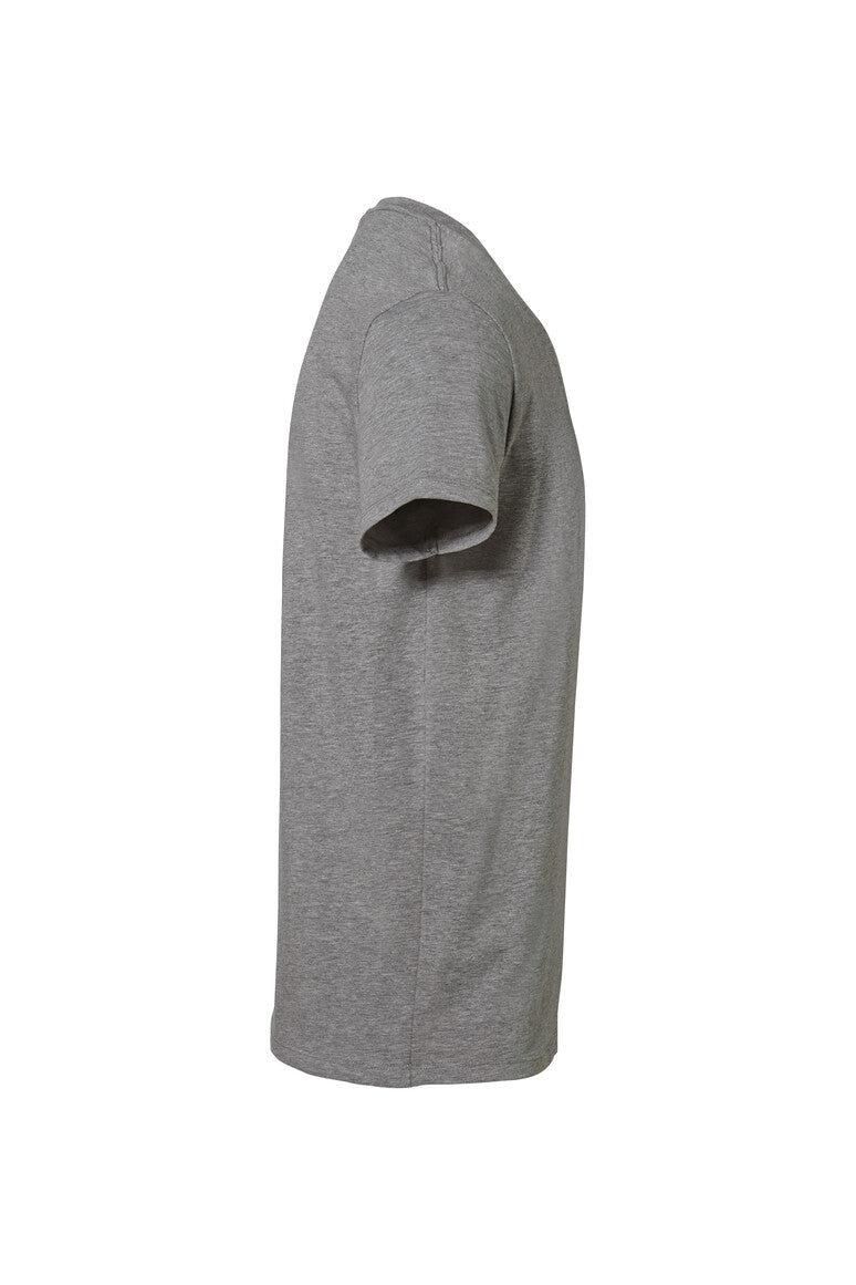 HAKRO V-Shirt Stretch - Grau meliert - 4