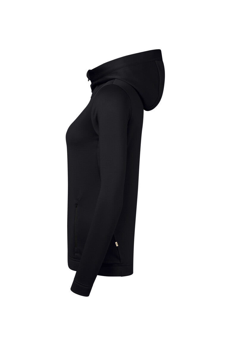 HAKRO Damen Kapuzen-Tecjacke ECO - Schwarz - 2
