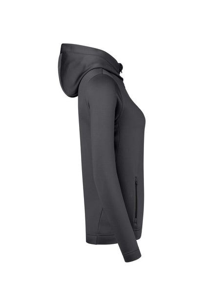 HAKRO Damen Kapuzen-Tecjacke ECO - Karbongrau - 4
