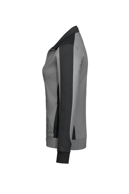 HAKRO Damen Sweatjacke Contrast MIKRALINAR® - Titan/anthrazit - 2