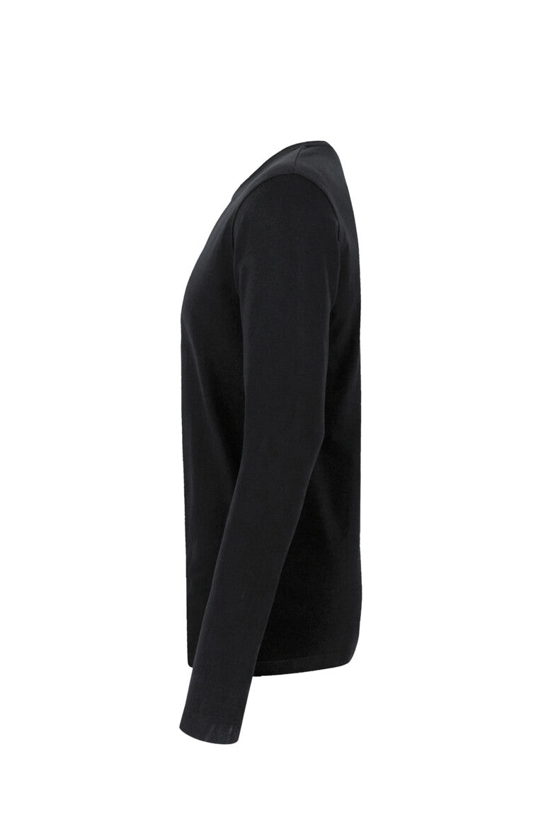 HAKRO Longsleeve Heavy - Schwarz - 2