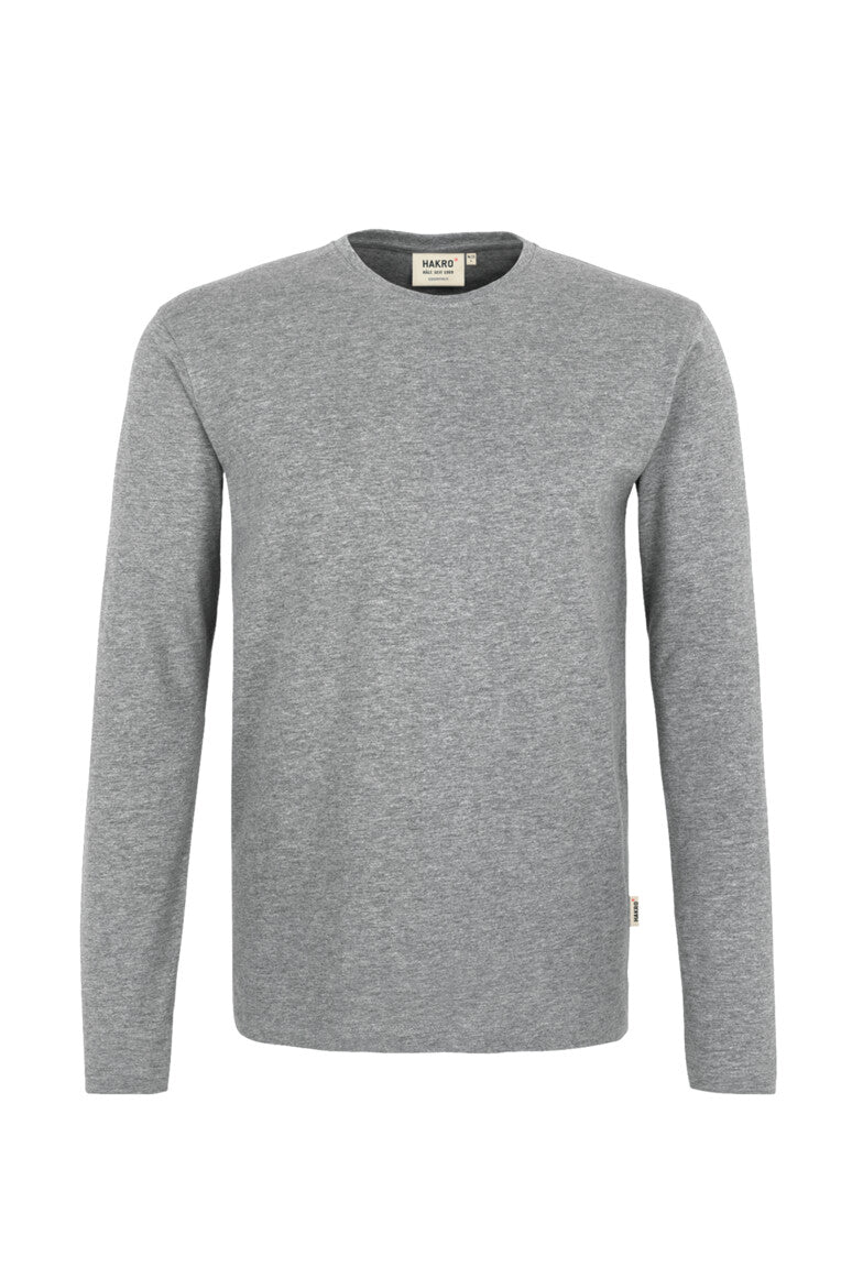 HAKRO Longsleeve Heavy - Grau meliert - 1