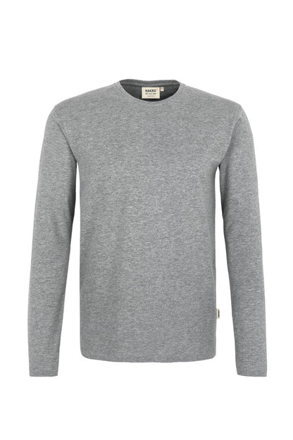 HAKRO Longsleeve Heavy - Grau meliert - 1