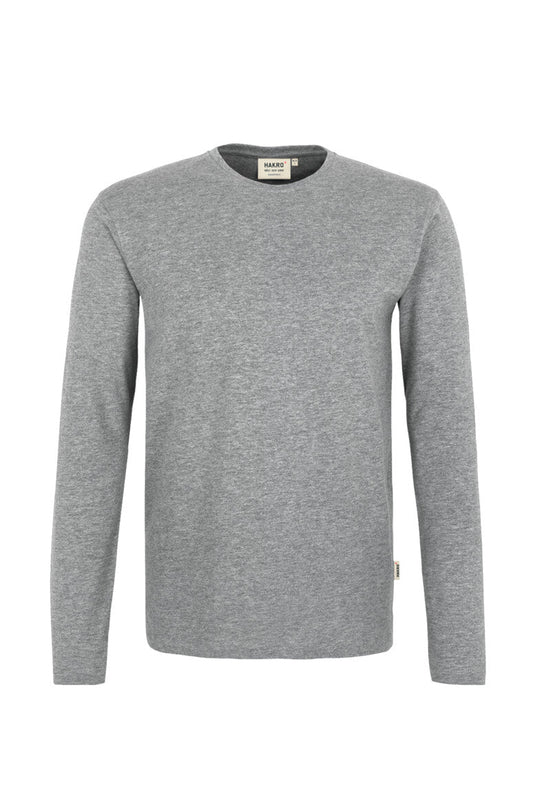 HAKRO Longsleeve Heavy - Grau meliert - 1