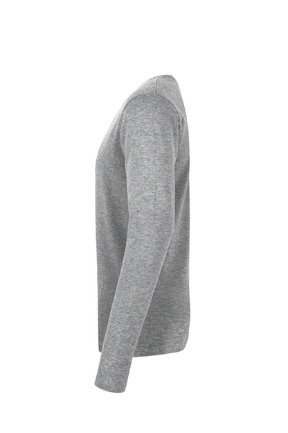 HAKRO Longsleeve Heavy - Grau meliert - 2