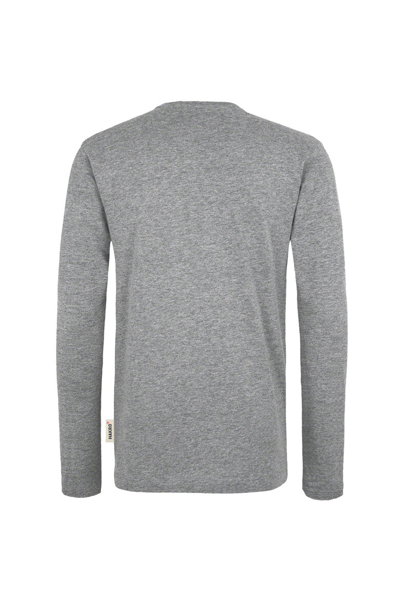 HAKRO Longsleeve Heavy - Grau meliert - 3