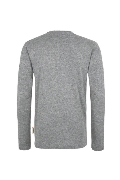 HAKRO Longsleeve Heavy - Grau meliert - 3