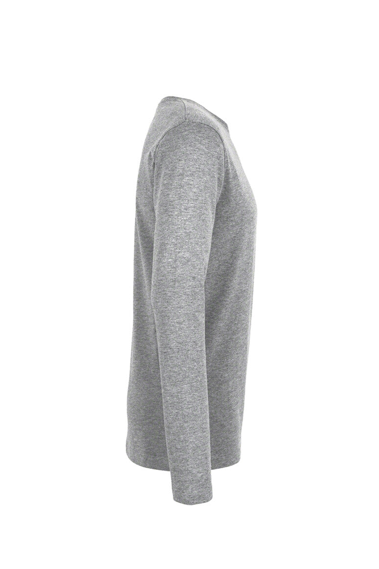 HAKRO Longsleeve Heavy - Grau meliert - 4