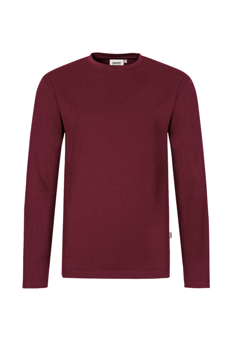 HAKRO Longsleeve MIKRALINAR® - Weinrot - 1