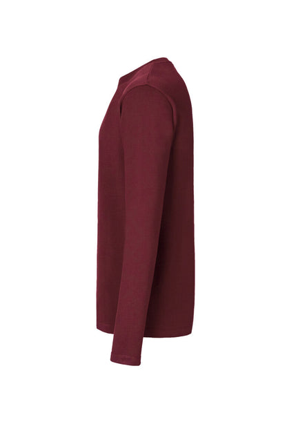 HAKRO Longsleeve MIKRALINAR® - Weinrot - 2
