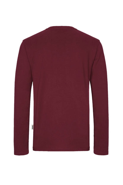HAKRO Longsleeve MIKRALINAR® - Weinrot - 3