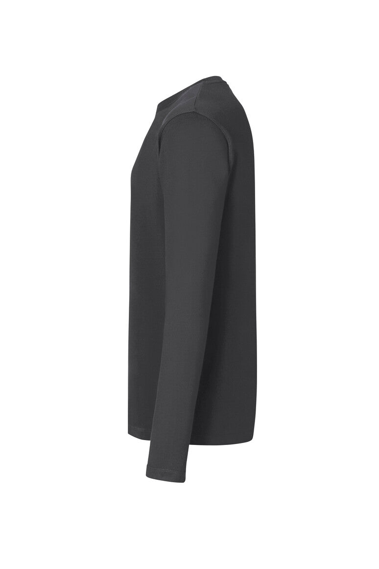 HAKRO Longsleeve MIKRALINAR® - Karbongrau - 2