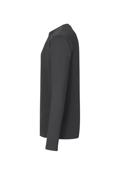HAKRO Longsleeve MIKRALINAR® - Karbongrau - 2