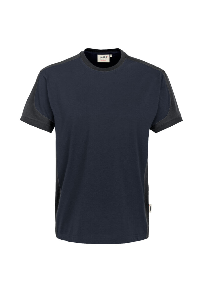 HAKRO T-Shirt Contrast MIKRALINAR® - Tinte/anthrazit - 1